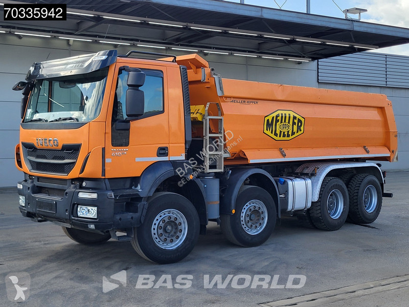 Iveco 410 8X4 Meiller tipper Steel suspension...