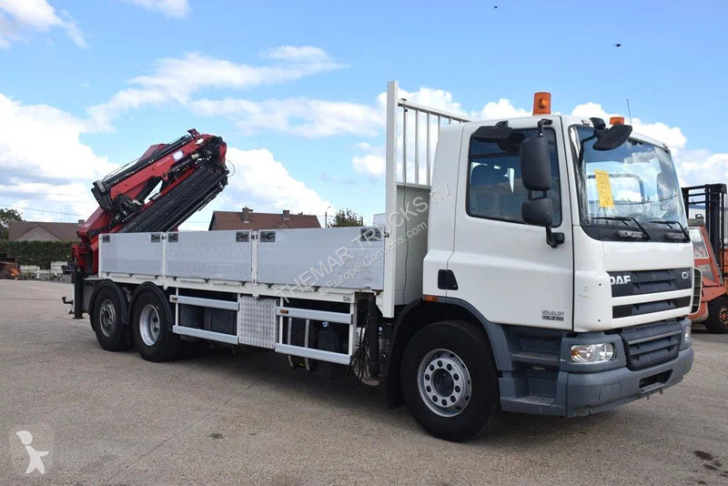 Camion DAF 75310 +HMF 3000 Powerlift crane 30T...