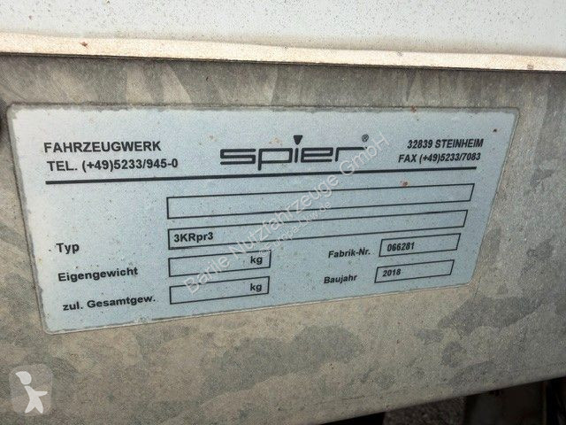 (NUR AUFBAU) Pritsche, Plane, LBW truck