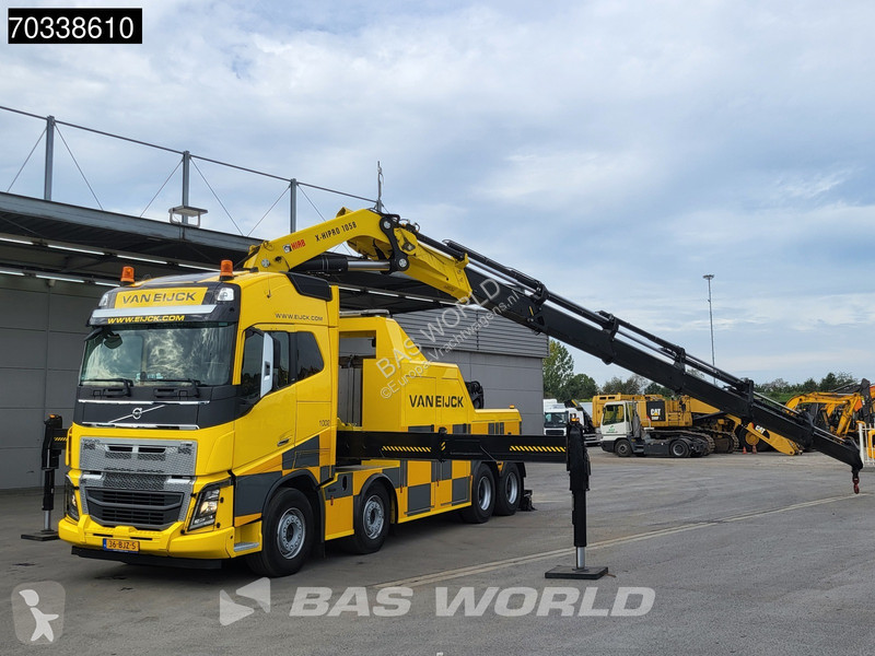 Camión Volvo 750 8X4 NL-Truck HIAB 1058 Miller...
