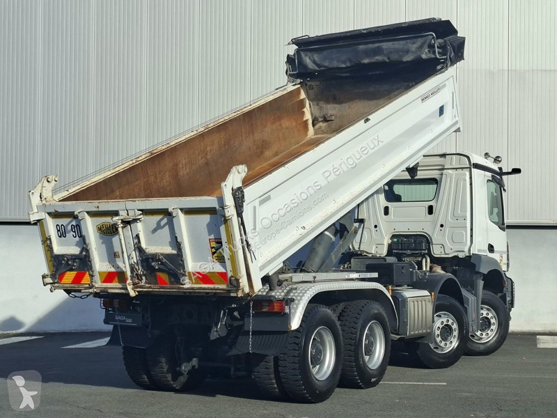 Lastbil Mercedes 3246 8x4/4 Bi benne Meiller +...