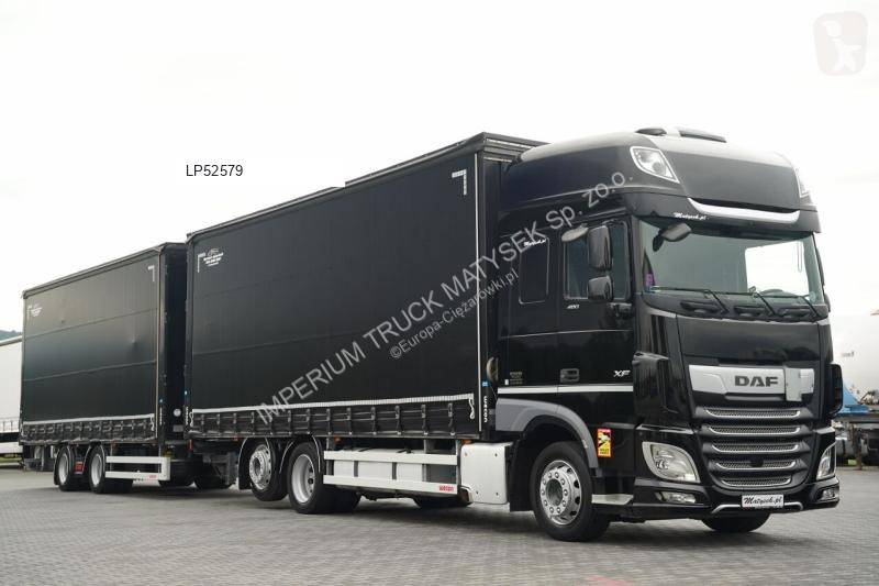 شاحنة DAF XF 480 / 6X2 / ZESTAW TANDEM 120 M3 /...