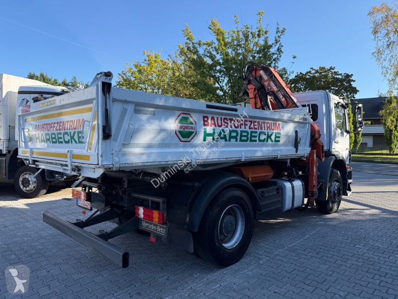 Camion Mercedes 1829 K 4X2 Kipper mit Kran...