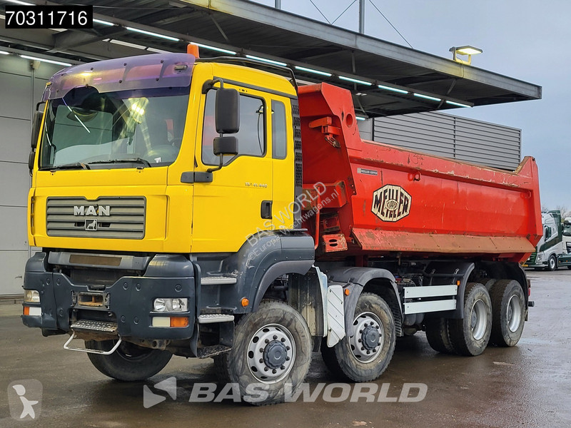 MAN 41.440  8X8 8x8 18m3 Meiller tipper...