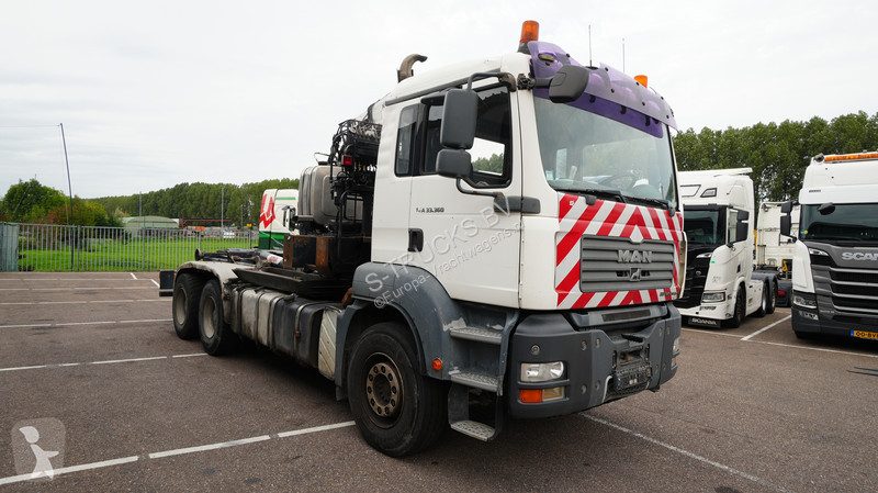 Kamion MAN 33.360 6x4 HOOKARM WITH KENNIS CRANE...