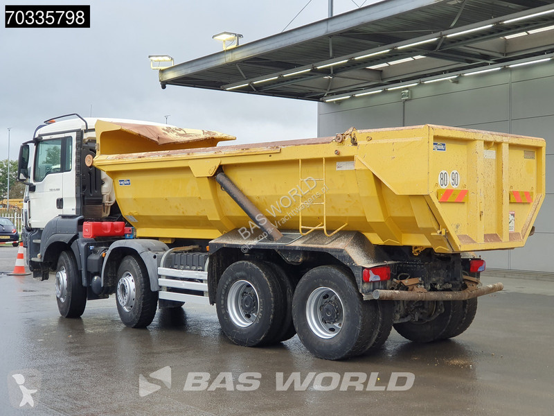 Lastbil MAN TGS 8X4 15m3 tipper steel...