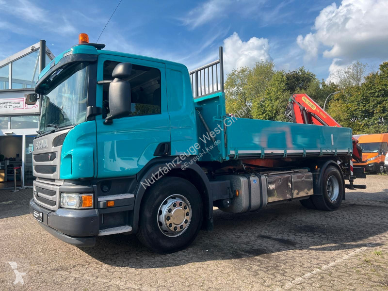 Lastbil Scania 320 Kipper Funk-Kran...