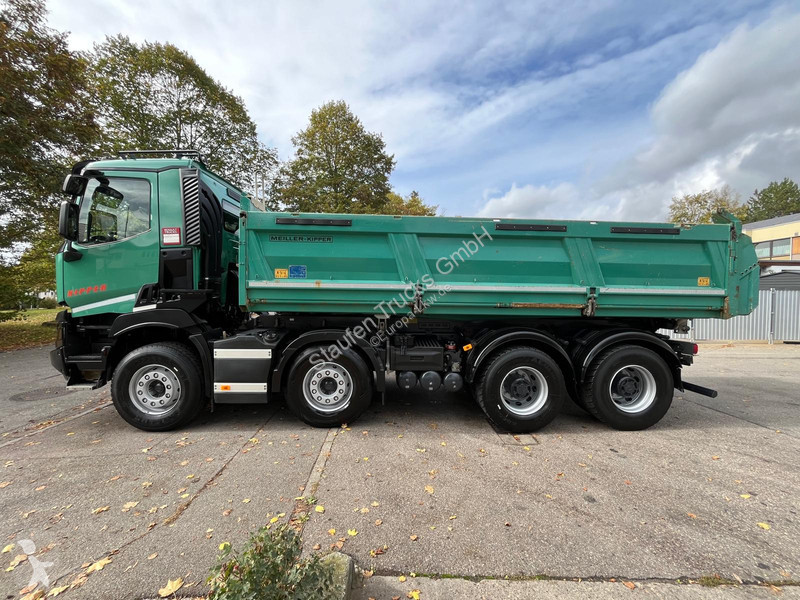 Renault C480 8X4 MEILLER STAHL 3-S.-Kipper...