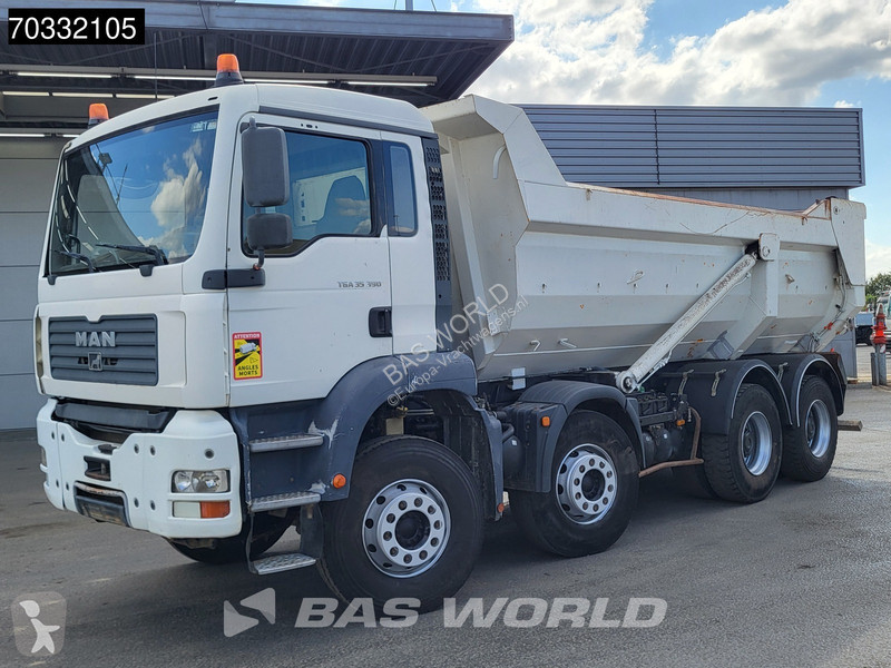 MAN 35.390 8X4 19m3 tipper Steelsuspension...