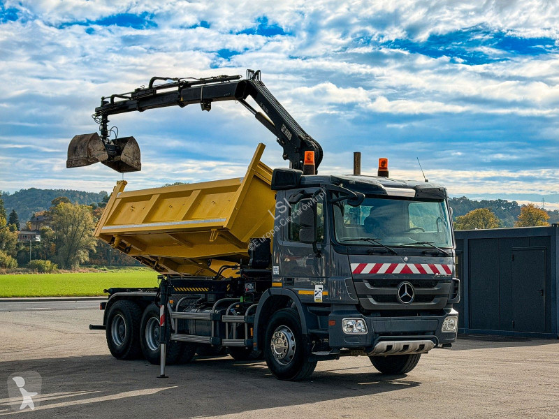 Kamion Mercedes ACTROS * KIPPER 4,80 + KRAN / 6x4