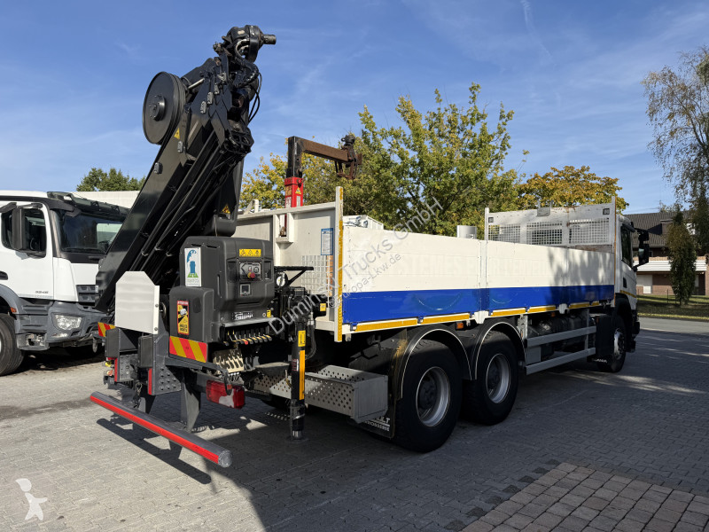 Lastbil Scania P410 XT 6X4 Kran Hiab X-HiDuo 188-4