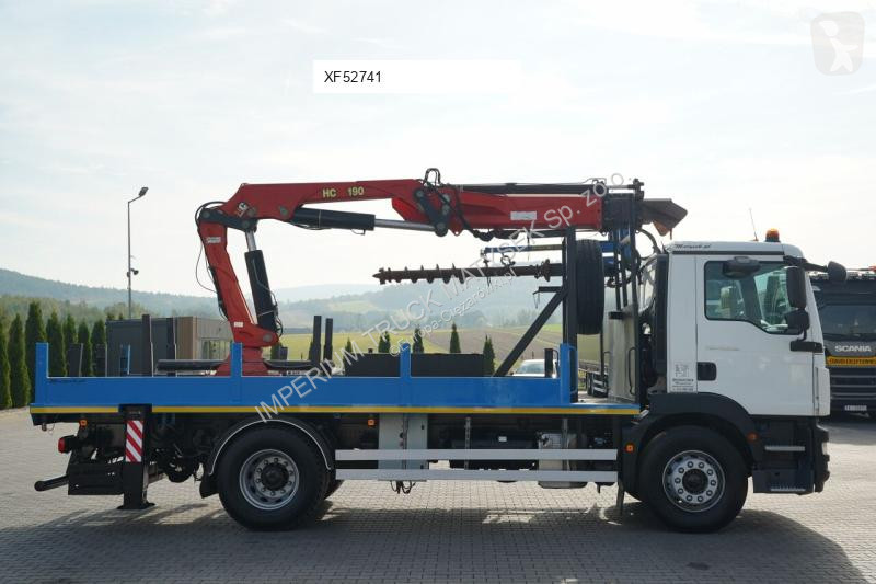 Kamion MAN TGM 15 .290 / HDS HC 190 + WIERTŁO...