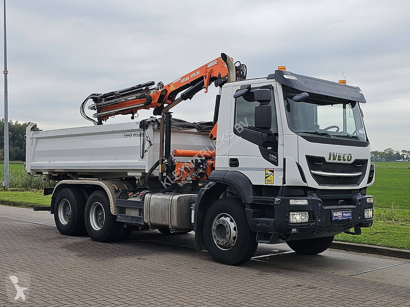 Iveco AD260T48 TRAKKER MEILLER,ATLAS 172.3 truck