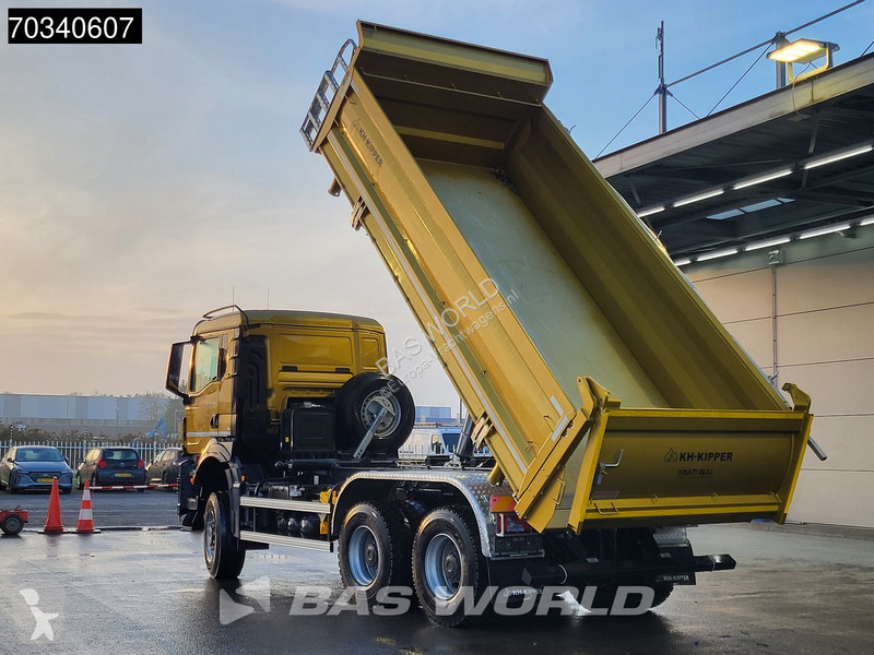 Lastbil MAN 33.480 6X6 6x6 12m3 KH-Kipper 3-way...