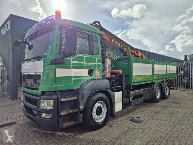Lastbil MAN 26.400 6X2 Pritsche/ Crane Terex...