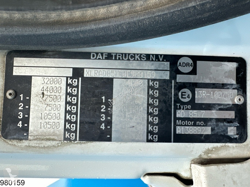 DAF 410 EURO 5, 8x4, Meiller, Steel suspension...