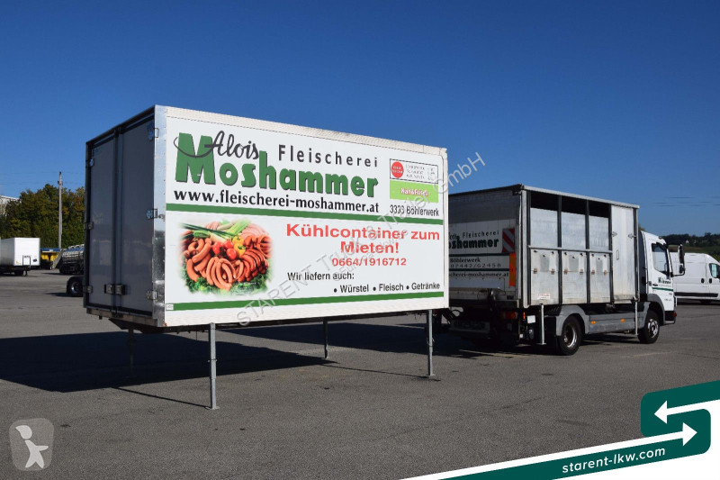 Lastbil Mercedes 815 BDF-Viehaufbau + Kühlaufbau