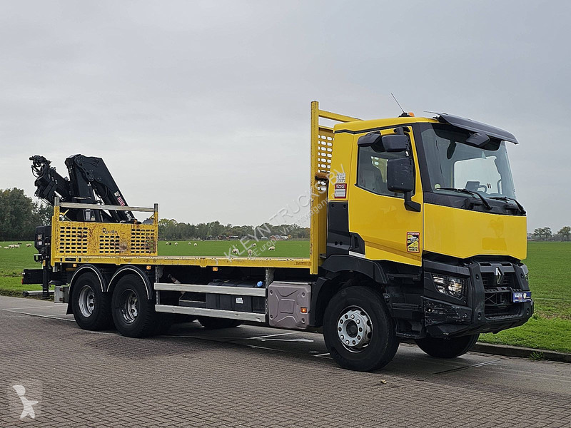 Renault C 380 6X4 HIAB 188ES4 truck