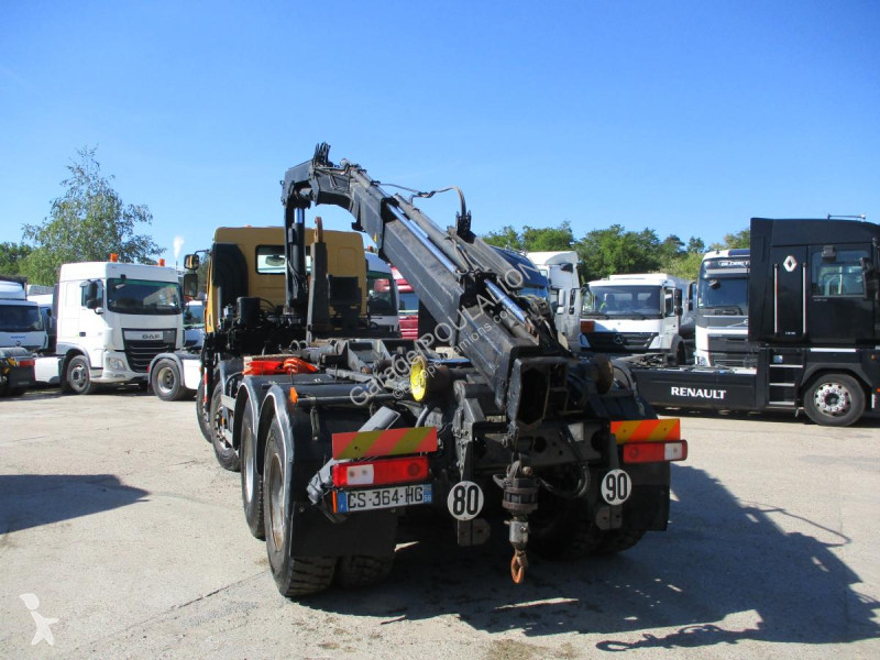 شاحنة Renault 410 dxi POLYBENNE GRUE