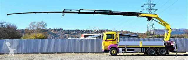 Camion MAN 28.440 Pritsche 5,60* HMF 3000 K5 +...