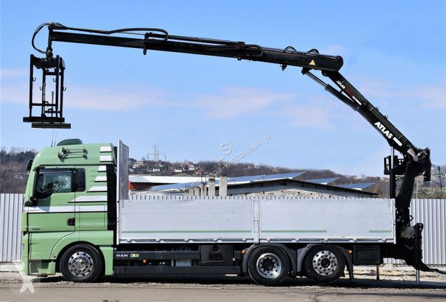 Lastbil MAN TGX Pritsche 6,60 m* ATLAS...