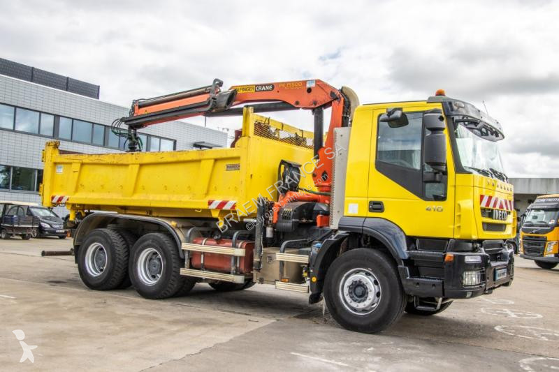 Camion Iveco Bi Benne Trakker E Palfinger T M Remorquant X