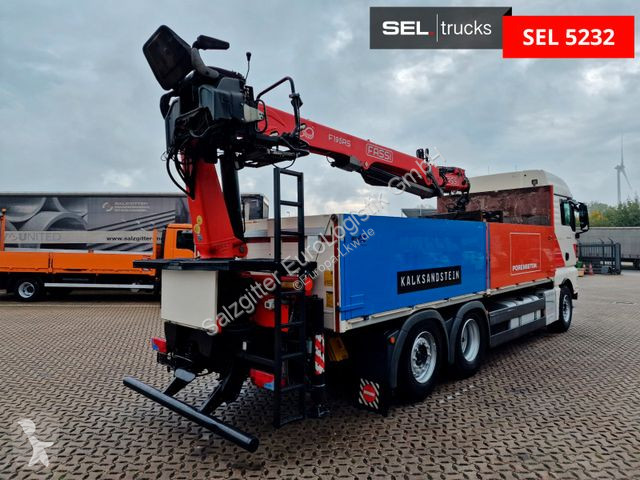 Camion MAN TGX / Intarder / Fassi / Lenkachse