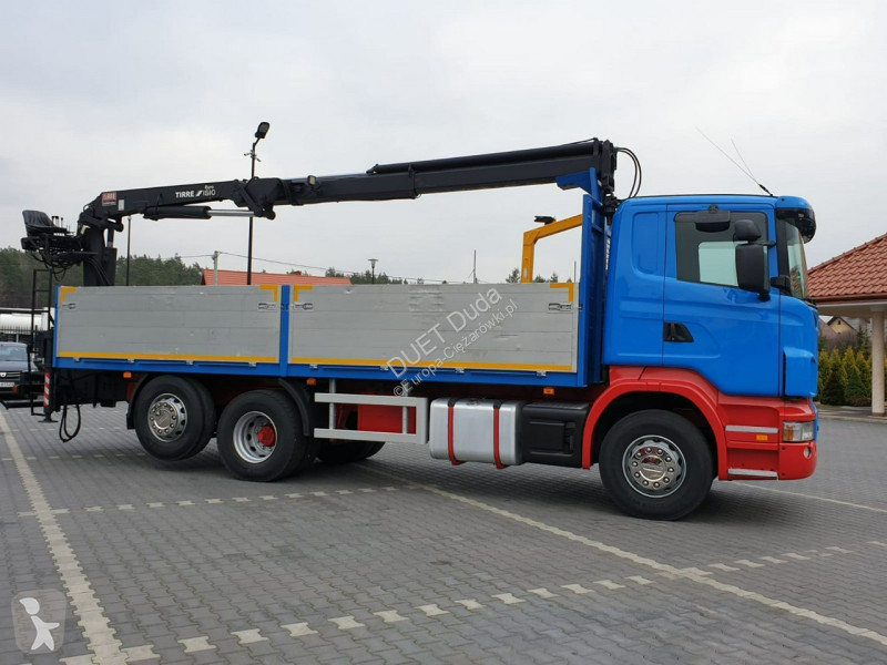 Kamion Scania R 400 LB 6x2 HDS Budowlanka Widły...