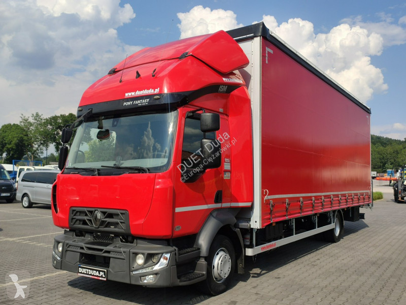 Kamion Renault D12.240 E6 Firana Tył Drzwi...