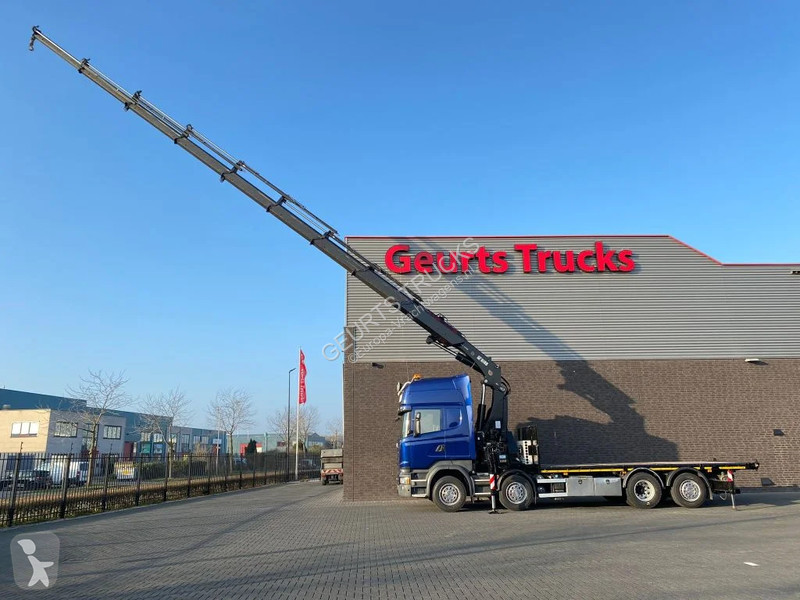 Kamion Scania R580 V8 8X2 + HIAB XS 544 E-8...