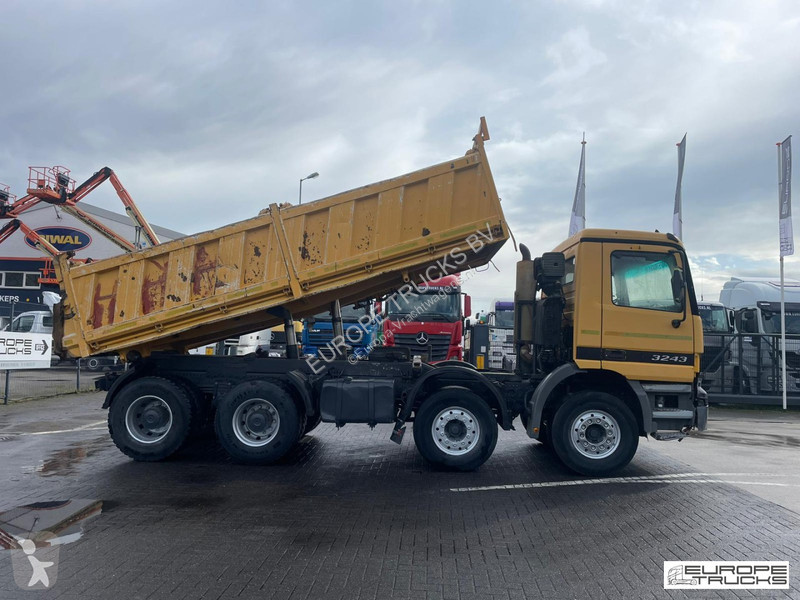 Camion Mercedes Benne Actros 3243 Full Steel Manual Airco Hub Reduction 8x4 Gazoil Euro 3 6970