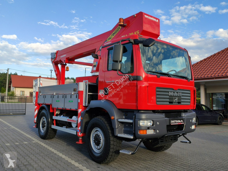 Camion MAN TGM 4x4 Zwyżka Bison Palfinger TKA...