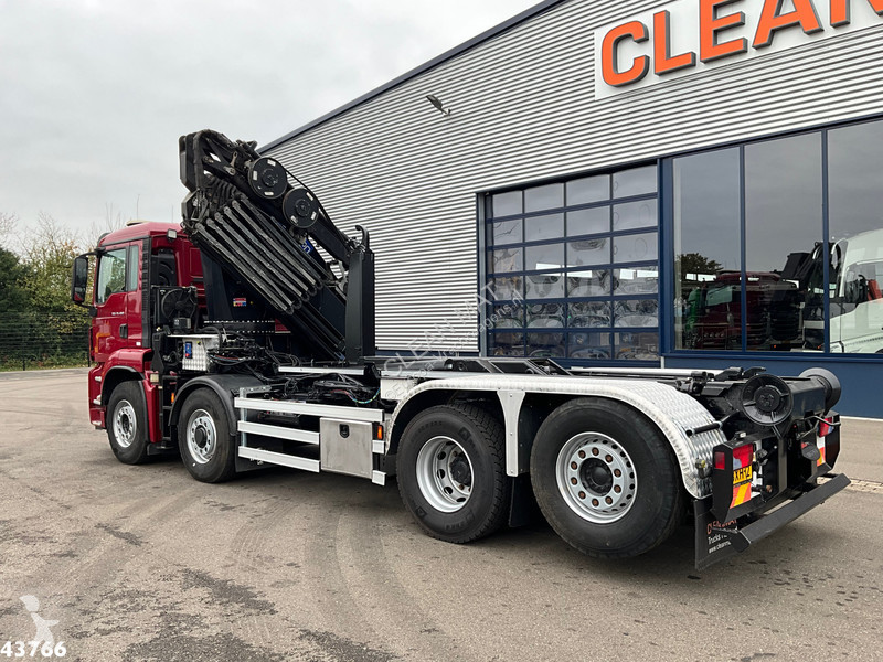 Camion MAN 35.480 8x4H Euro 6 HMF 40 Tonmeter...