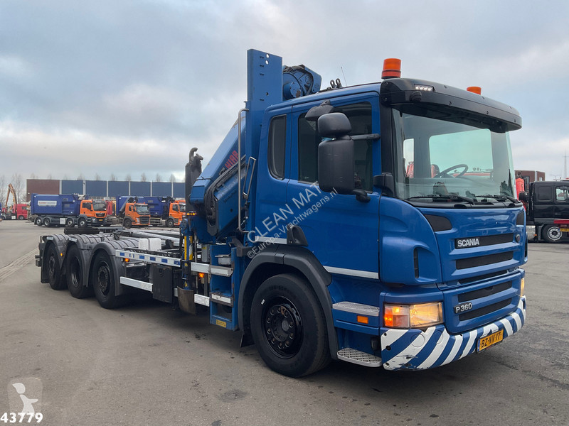 Camion Scania 360 8x2 Hiab 21 Tonmeter laadkraan