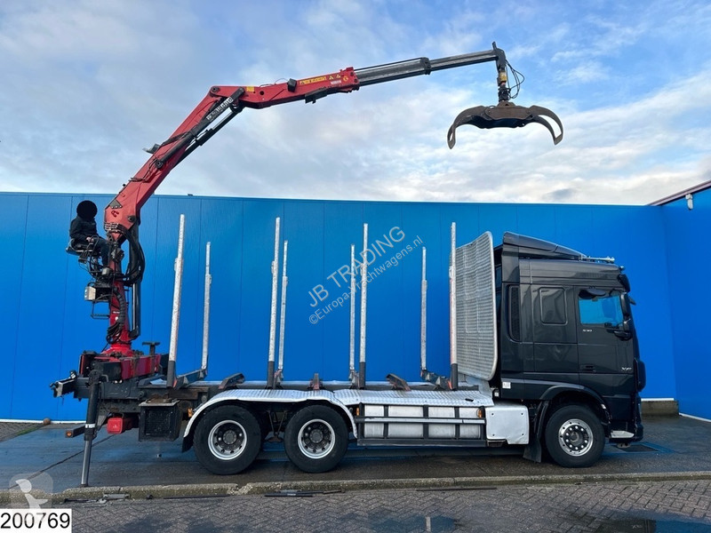 Camion DAF 530 6x4, Wood transport, Retarder,...