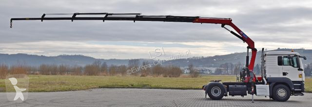 Lastbil MAN 18.500 Sattelzugmaschine + KRAN /FUNK