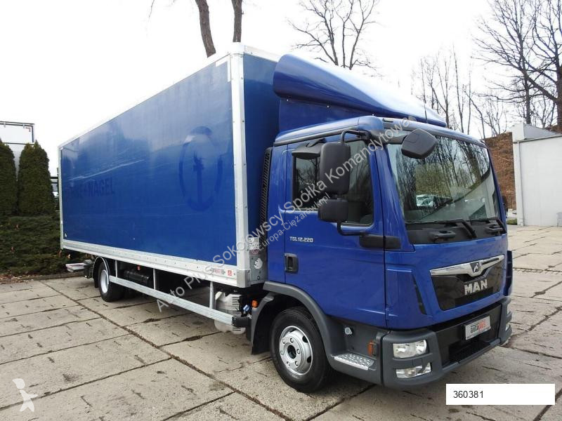 Camion MAN TGL 12.220 KONTENER WINDA 18 PALET...