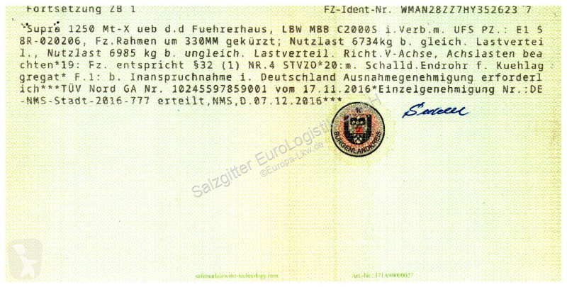 شاحنة MAN 18.340 4x2 LL / Ldbw / Carrier Supra...