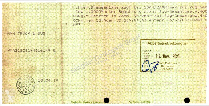 شاحنة MAN 26.460 6x2-4 LL / Palfinger / Lenkachse