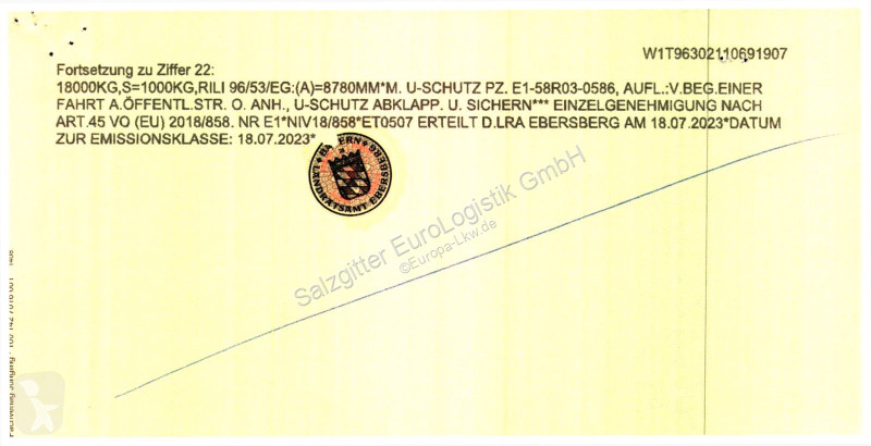 Camion Mercedes 2553 | 6E | Ret. | Sterzante /...
