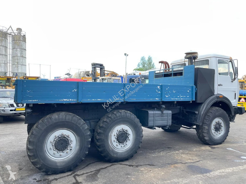 Vrachtwagen Mercedes Open Box 6x6 V8 Full Steel...