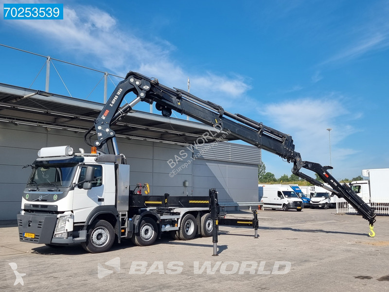 Camion Volvo 420 8X2 Repaired Damage Hiab...