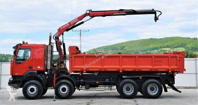 Kamion Renault KERAX 420 DCI Kipper 6,30m+FASSI...