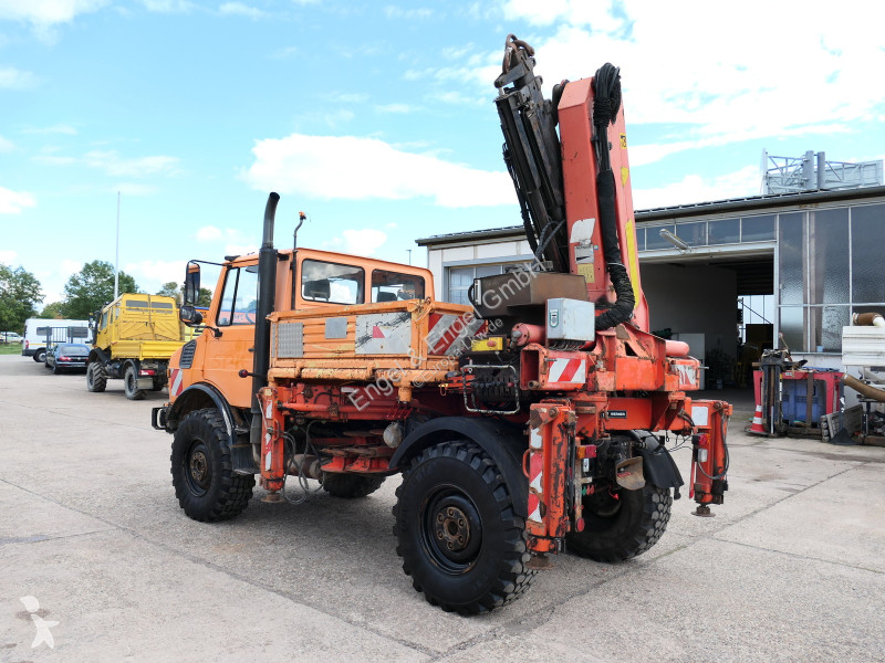 Camion Unimog U1450 Palfinger PK 105B AHK...