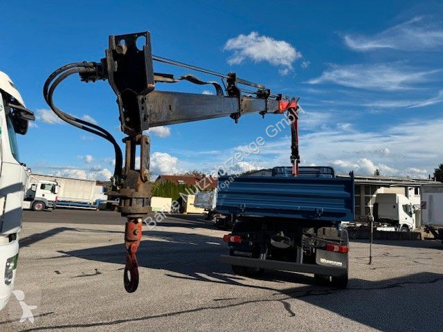 Kamion Mercedes 1835K €6 3-Seiten-Kipper Kran