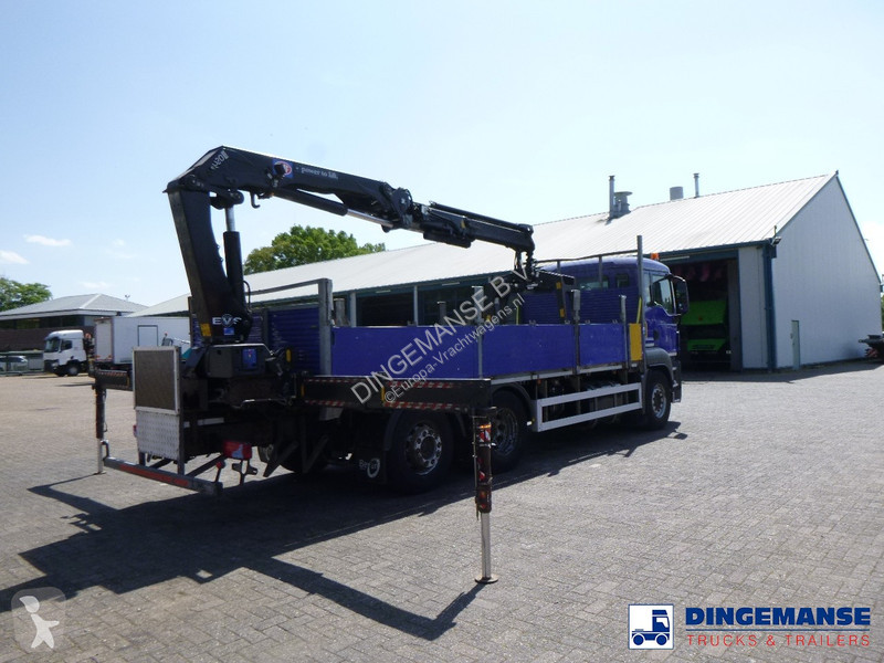 Camion MAN TGS 6X2 RHD + HMF 1420-K2 + grapple