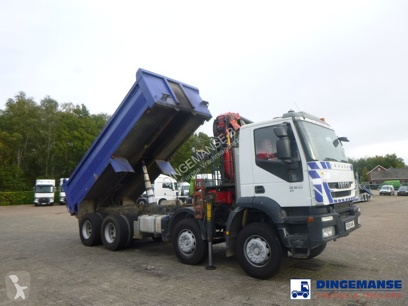 Vrachtwagen Iveco AD340T36 8x4 RHD tipper +...