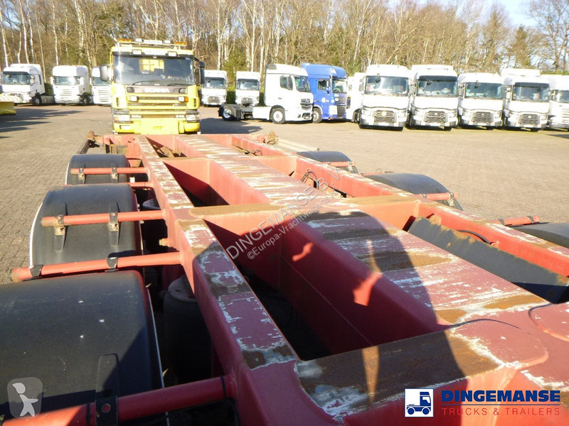 Kamion  4-axle container combi trailer (3 + 1...
