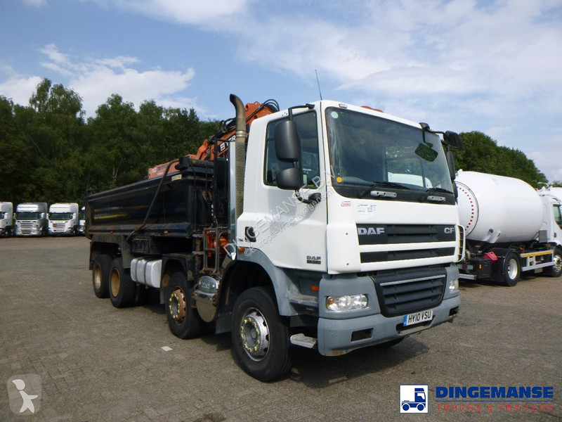 Camion DAF 85360 8X4 RHD tipper + Terex 118.2...