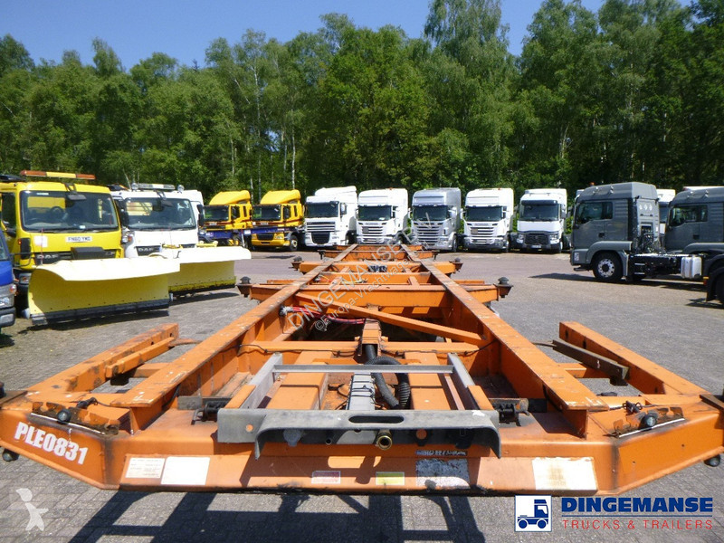 Kamion  4-axle container combi trailer (3 + 1...